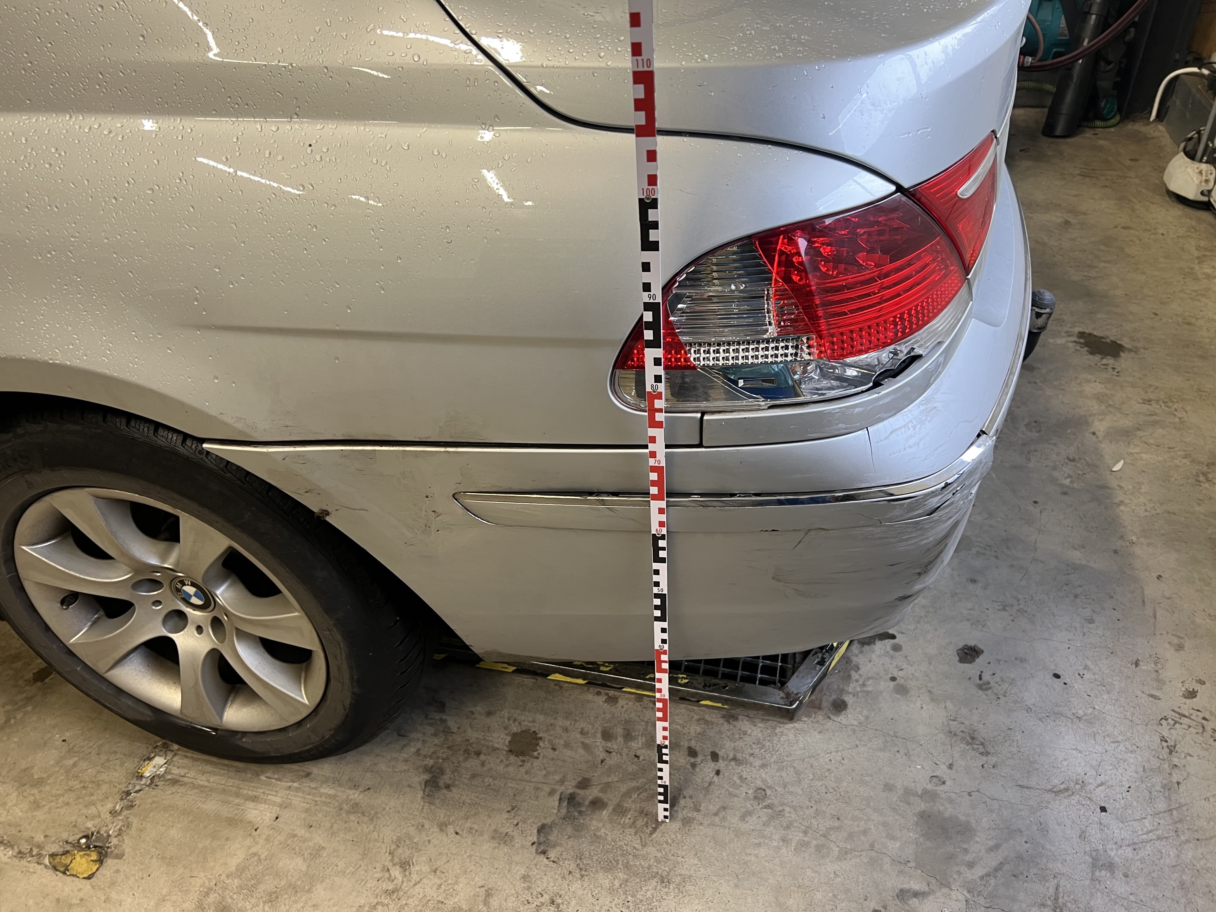 Schadenvermessung am Fahrzeug